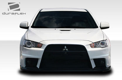 2008-2017 Mitsubishi Lancer / Lancer Evolution 10 Duraflex Evo X Look Hood - 1 Piece