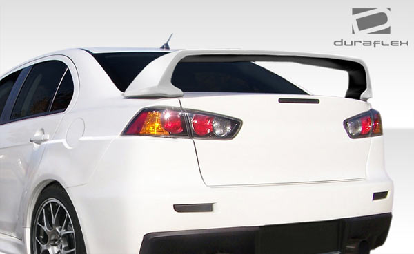 2008-2017 Mitsubishi Lancer Duraflex Evo X Look Rear Fender Flares - 4 Piece