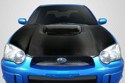 2004-2005 Subaru Impreza WRX STI Carbon Creations STI Look Hood - 1 Piece