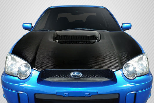 2004-2005 Subaru Impreza WRX STI Carbon Creations STI Look Hood - 1 Piece