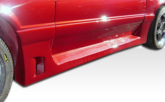 1979-1993 Ford Mustang Duraflex GTX Side Skirts Rocker Panels - 2 Piece