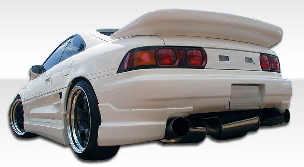 1991-1995 Toyota MR2 Duraflex Type B Rear Add Ons Spat Bumper Extensions - 2 Piece