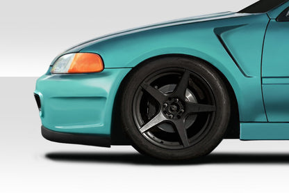 1992-1995 Honda Civic 2DR / HB Duraflex F-1 Fenders - 2 Piece