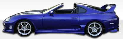 1993-1998 Toyota Supra Duraflex Bomber Side Skirts Rocker Panels - 2 Piece