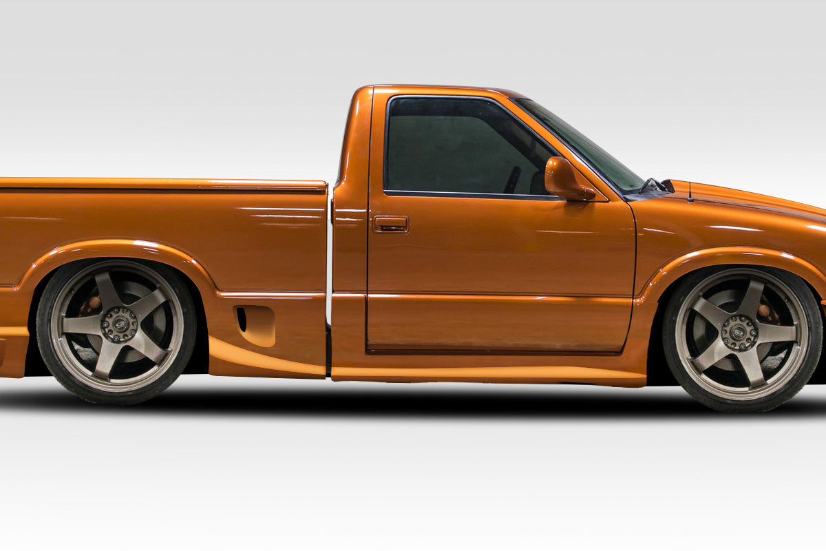 1994-2004 Chevrolet S-10 Sonoma Standard / Step Side Duraflex Drifter Side Skirts Rocker Panels - 4 Piece