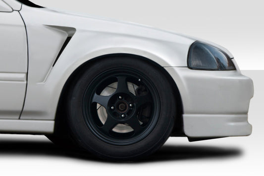 1996-1998 Honda Civic Duraflex F-1 Fenders - 2 Piece