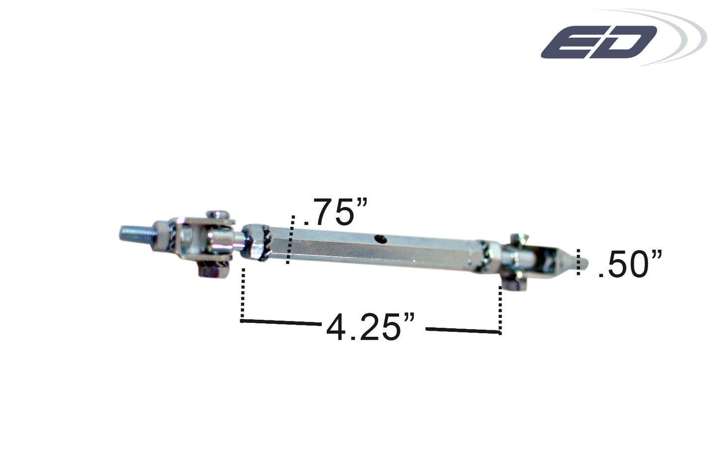 Universal Splitter Rods 100mm - 2 Piece (S)