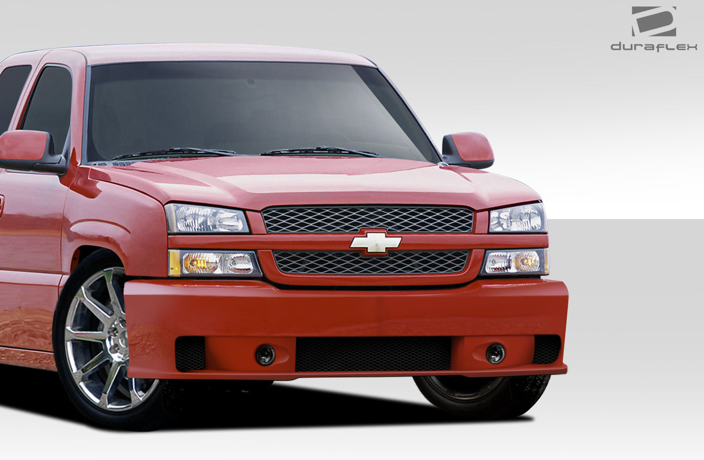 2002-2006 Chevrolet Avalanche (w / o cladding) 2003-2006 Silverado Duraflex Phantom Front Bumper Cover - 1 Piece