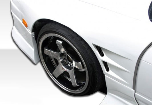 1989-1994 Nissan 240SX S13 Duraflex D-1 Sport Fenders (+40mm) - 2 Piece