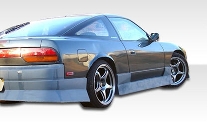 1989-1994 Nissan 240SX S13 Duraflex Type U Side Skirts Rocker Panels - 2 Piece