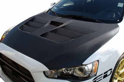 2008-2017 Mitsubishi Lancer / Lancer Evolution 10 Duraflex GT Concept Hood - 1 Piece