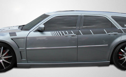 2005-2010 Dodge Magnum Chrysler 300 300C Couture Polyurethane Luxe Side Skirts Rocker Panels - 2 Piece