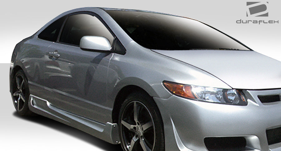 2006-2011 Honda Civic 2DR Duraflex TR-N Side Skirts Rocker Panels - 2 Piece