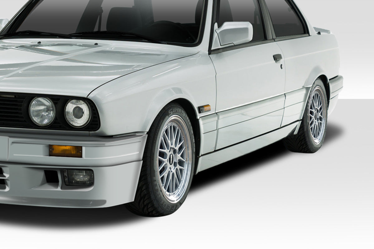 1984-1991 BMW 3 Series E30 2DR Duraflex M-Tech Side Skirts Rocker Panels - 2 Piece