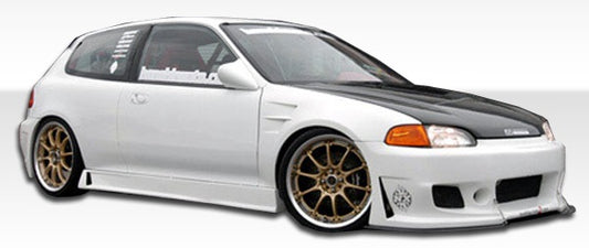 1992-1995 Honda Civic HB Duraflex B-2 Side Skirts Rocker Panels - 2 Piece