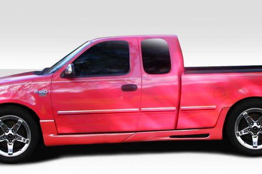 1997-2003 Ford F-150 2DR Extended Cab Duraflex Platinum Side Skirts Rocker Panels - 4 Piece