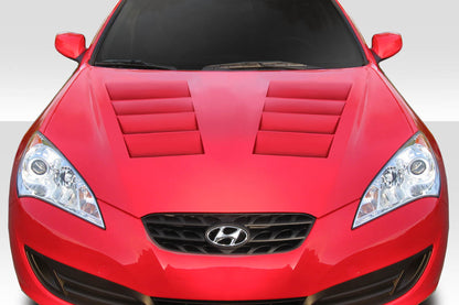 2010-2012 Hyundai Genesis Coupe 2DR Duraflex Circuit Hood - 1 Piece