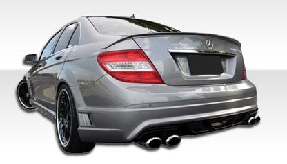 2008-2014 Mercedes C Class W204 Duraflex W-1 Rear Bumper Cover - 1 Piece