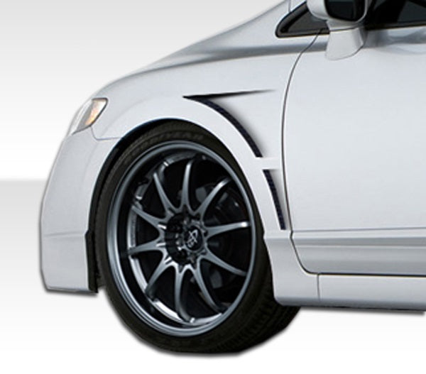 2006-2011 Honda Civic 4DR Duraflex GT Concept Fenders - 2 Piece