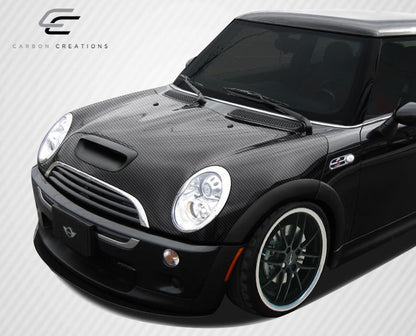 2002-2006 Mini Cooper / Cooper S R50 R53 2005-2008 Cooper convertible R52 Carbon Creations OEM Look Hood - 1 Piece