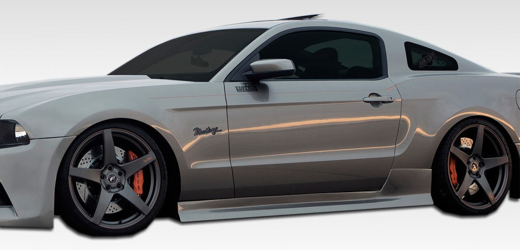 2005-2014 Ford Mustang Duraflex Tjin Edition Side Skirts Rocker Panels - 2 Piece