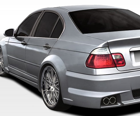 1999-2005 BMW 3 Series E46 4DR Duraflex I-Design Wide Body Rear Fender Flares - 2 Piece