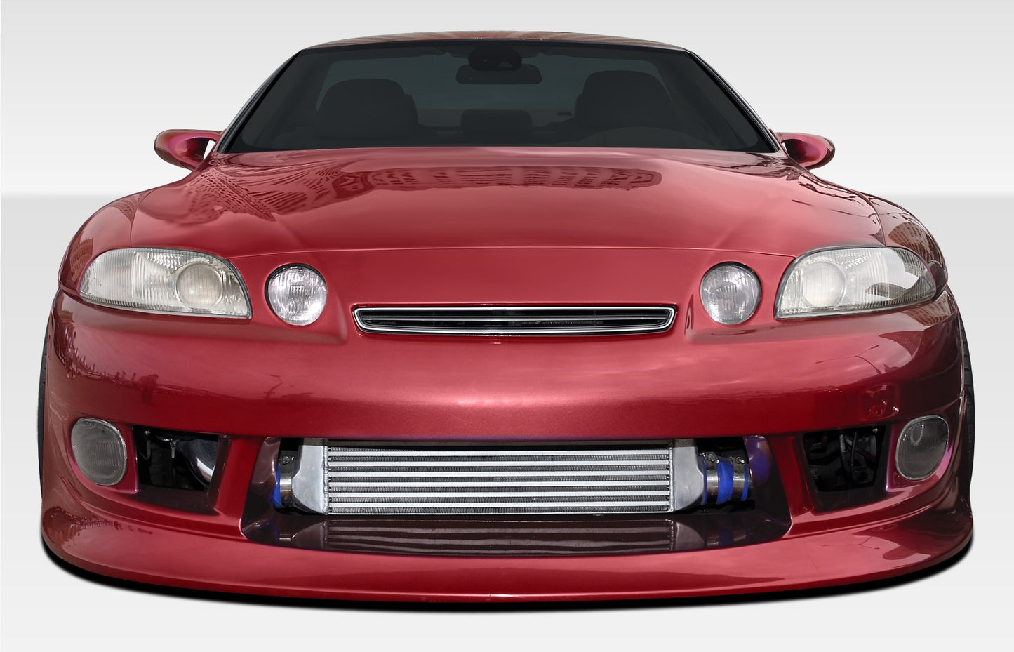 1992-2000 Lexus SC Series SC300 SC400 Duraflex V-Speed Wide Body Front Bumper Cover - 1 Piece