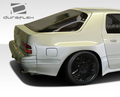 1986-1991 Mazda RX-7 Duraflex MTP Wide Body Rear Fender Flares (+80mm) - 2 Piece