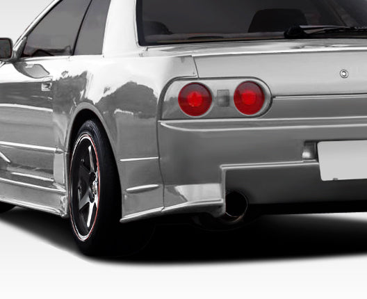 1989-1994 Nissan Skyline 2DR R32 Duraflex R324 Conversion Rear Fender Flares - 2 Piece