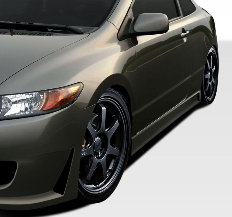 2006-2011 Honda Civic 2DR Duraflex B-2 Side Skirts Rocker Panels - 2 Piece