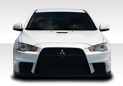 2008-2017 Mitsubishi Lancer Duraflex Evo X Look Front Bumper Cover - 1 Piece