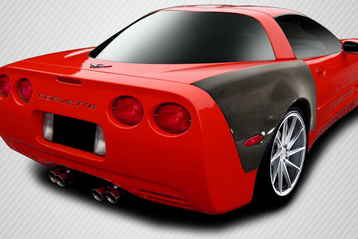 1997-2004 Chevrolet Corvette C5 2dr Carbon Creations ZR Edition Rear Fenders - 2 Piece