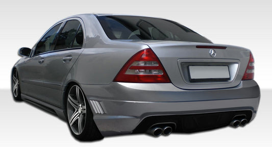 2001-2007 Mercedes C Class W203 4dr Sedan Duraflex W-1 Rear Bumper Cover - 1 Piece