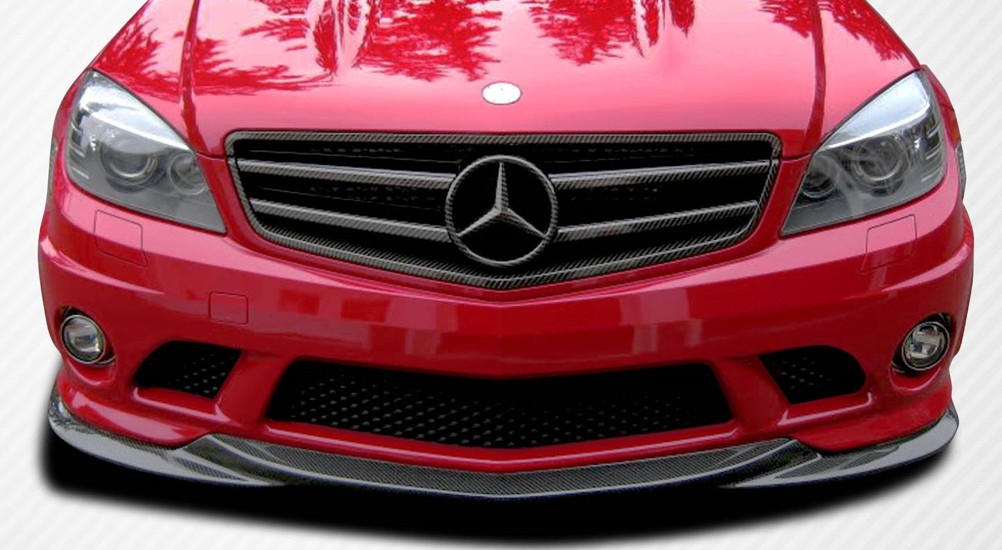 2008-2011 Mercedes C63 W204 Duraflex L-Sport Front Under Spoiler Air Dam Lip Splitter - 1 Piece