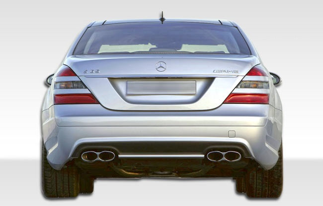 2007-2009 Mercedes S Class W221 Duraflex S65 Look Rear Bumper Cover - 1 Piece