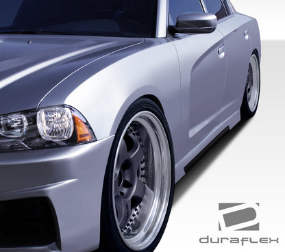 2011-2023 Dodge Charger Duraflex Circuit Side Skirts Rocker Panels - 2 Piece