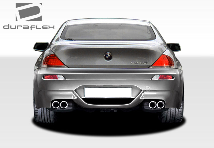 2004-2010 BMW 6 Series E63 E64 Convertible 2DR Duraflex M6 Look Rear Bumper Cover - 1 Piece