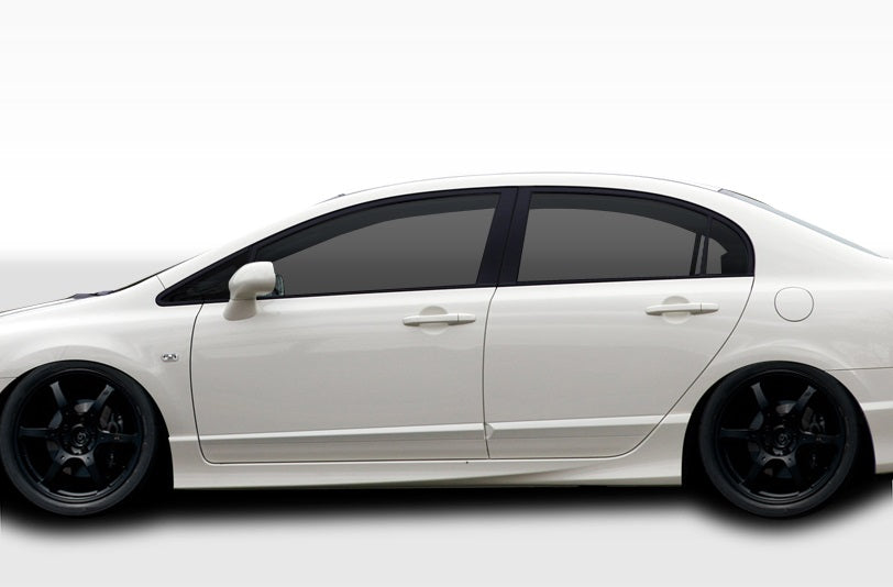 2006-2011 Honda Civic 4DR Duraflex JDM Type R Conversion Side Skirts Rocker Panels - 2 Piece