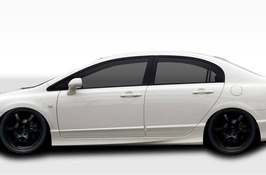 2006-2011 Honda Civic 4DR Duraflex JDM Type R Conversion Side Skirts Rocker Panels - 2 Piece