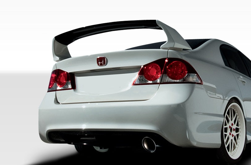 2006-2011 Honda Civic 4DR Duraflex JDM Type R Conversion Rear Bumper Cover - 2 Piece