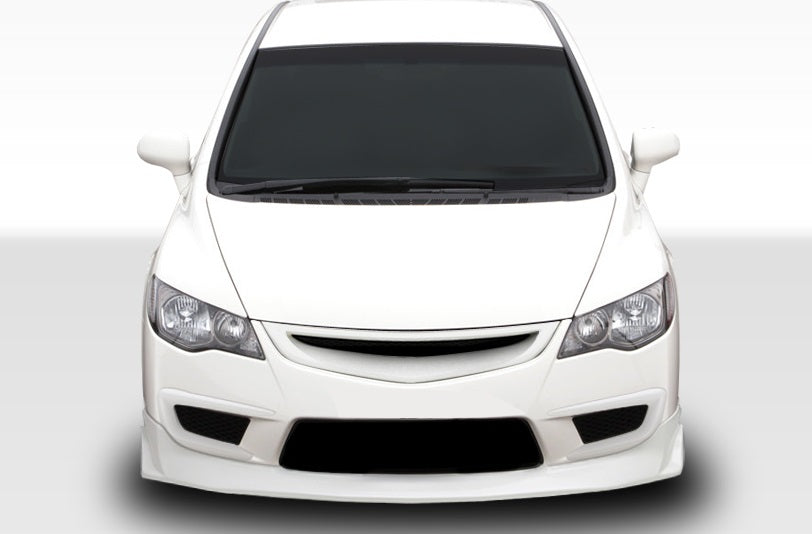 2006-2011 Honda Civic 4DR Duraflex JDM Type JS Type R Conversion Front Lip Under Spoiler Air Dam - 1 Piece