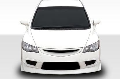 2006-2011 Honda Civic 4DR Duraflex JDM Type JS Type R Conversion Front Lip Under Spoiler Air Dam - 1 Piece