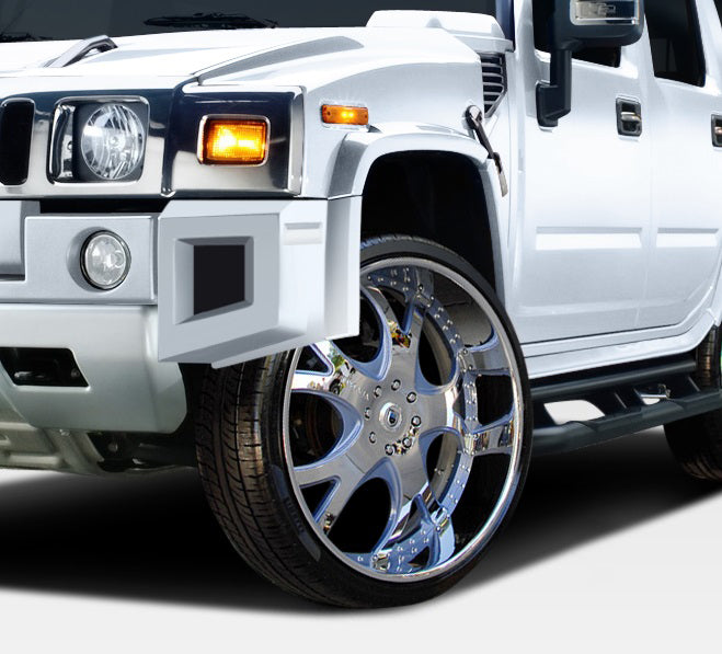 2003-2009 Hummer H2 Duraflex BR-N Fender Flares - 6 Piece