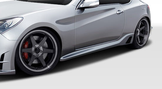 2010-2016 Hyundai Genesis Coupe 2DR Duraflex TP-R Side Skirts Rocker Panels - 2 Piece