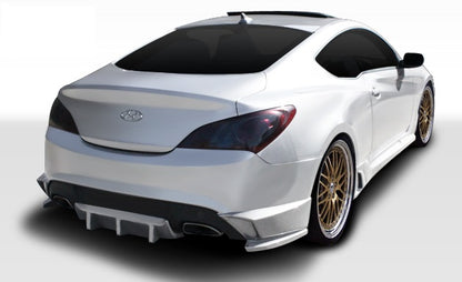 2010-2016 Hyundai Genesis Coupe 2DR Duraflex TP-R Rear Lip Under Spoiler Air Dam with Diffuser - 3 Piece