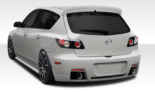 2004-2009 Mazda 3 HB Duraflex X-Sport Rear Bumper Cover - 1 Piece