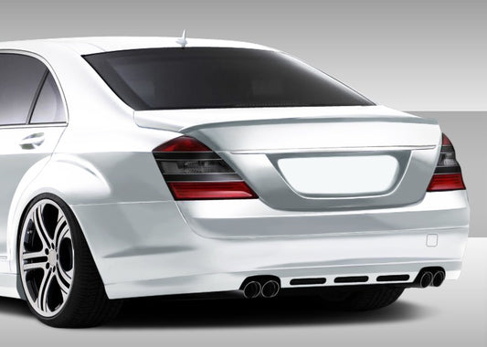 2007-2009 Mercedes S Class W221 Eros Version 1 Rear Lip Under Spoiler Air Dam (euro base model) - 1 Piece