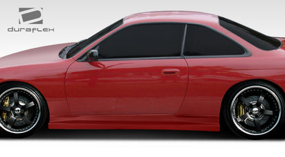 1995-1998 Nissan 240SX S14 Duraflex WX-9 Side Skirts Rocker Panels - 2 Piece