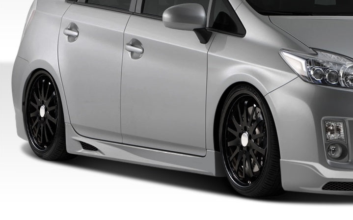 2010-2015 Toyota Prius Duraflex K-1 Side Skirts Rocker Panels - 2 Piece