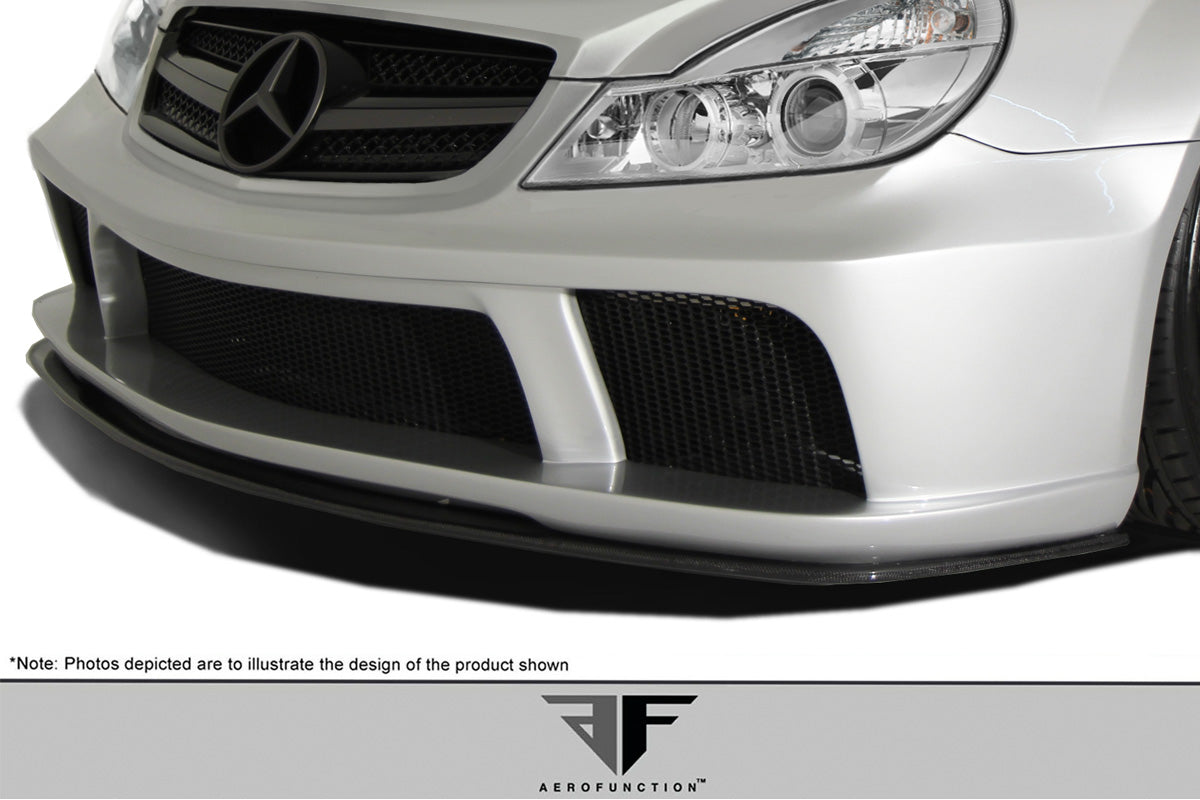 2003-2012 Mercedes SL Class R230 Carbon AF-Signature 1 Series Wide Body Conversion Front Add On Spoiler ( CFP ) - 1 Piece